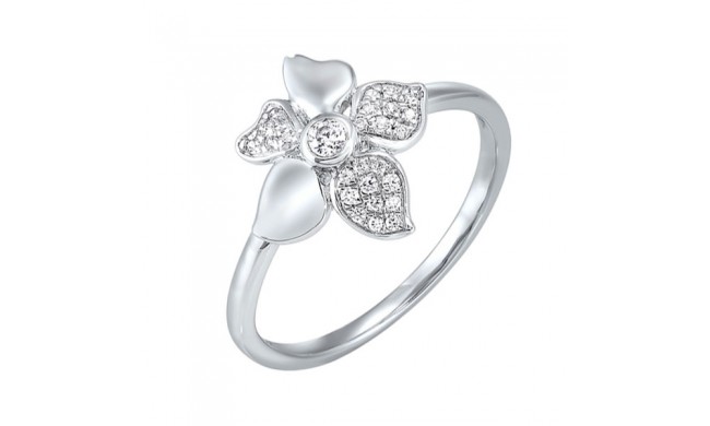Gems One 10Kt White Gold Diamond (1/6Ctw) Ring