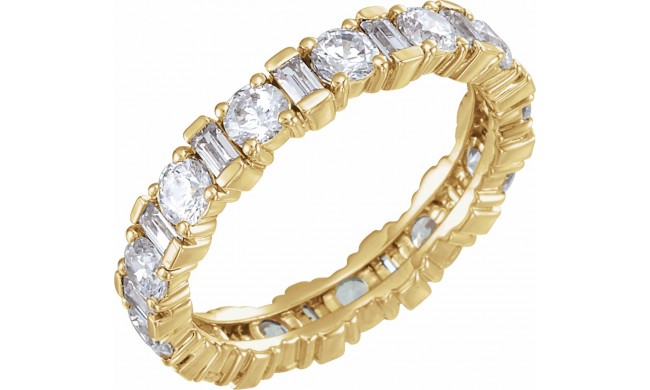 14K Yellow 2 1/6 CTW Diamond Eternity Band