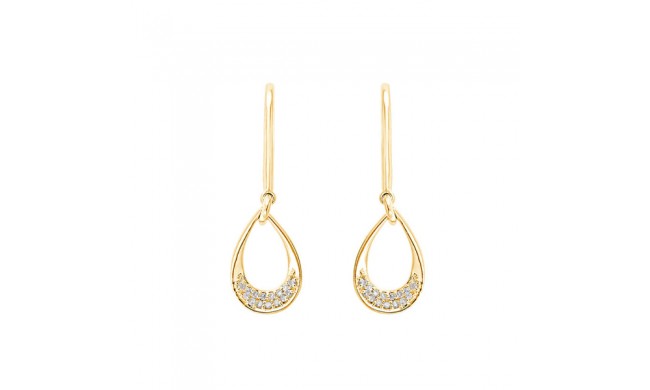 Gems One 10Kt Yellow Gold Diamond (1/10 Ctw) Earring