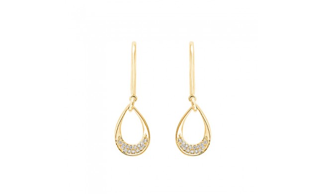 Gems One 10Kt Yellow Gold Diamond (1/10 Ctw) Earring