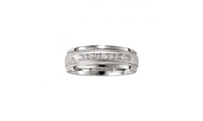 Camelot 14k White Gold Gentry Wedding Band