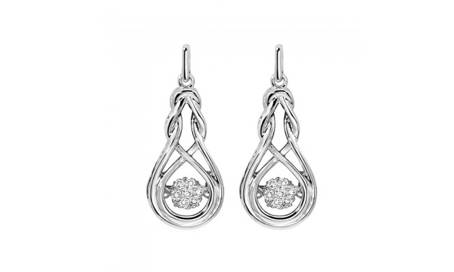 Gems One Silver Diamond (1/6Ctw) Earring