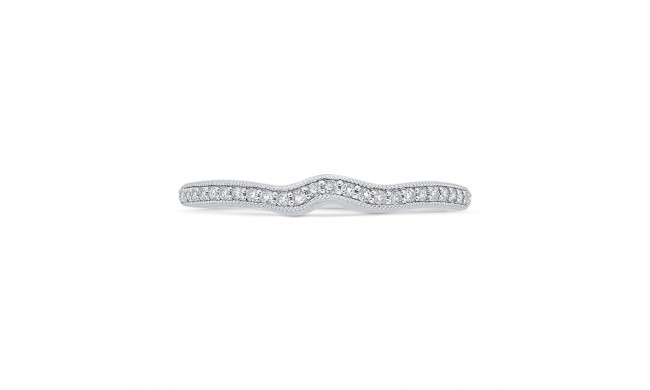 Shah Luxury 14K White Gold Diamond Wedding Band