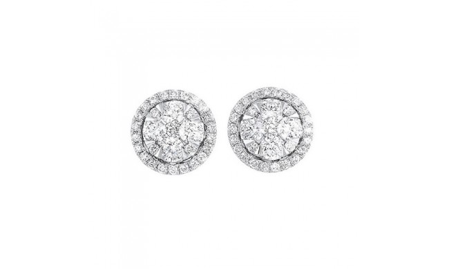 Gems One 14Kt White Gold Diamond (1/2Ctw) Earring