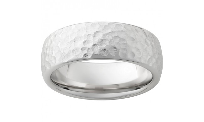 Serinium Domed Band with Moon Finish