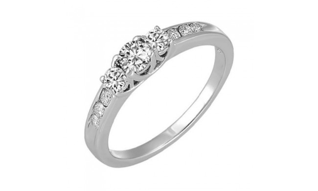 Gems One 14Kt White Gold Diamond (1/2Ctw) Ring