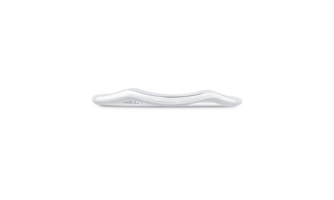Shah Luxury 14K White Gold Plain Wedding Band