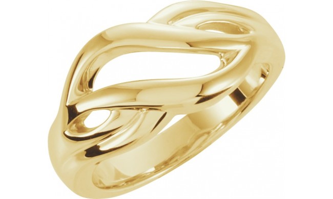 14K Yellow Freeform Remount Ring