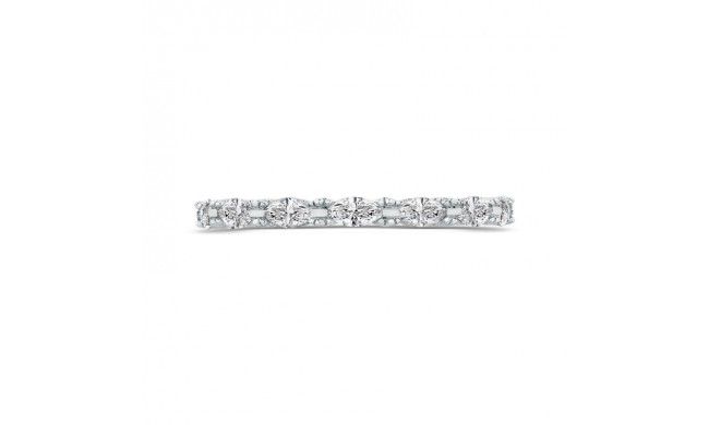 Shah Luxury 14K White Gold Marquise Diamond Wedding Band