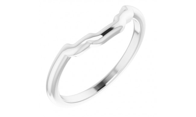 14K White Matching Band