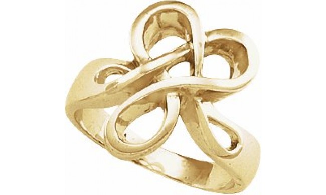 14K Yellow Freeform Ring