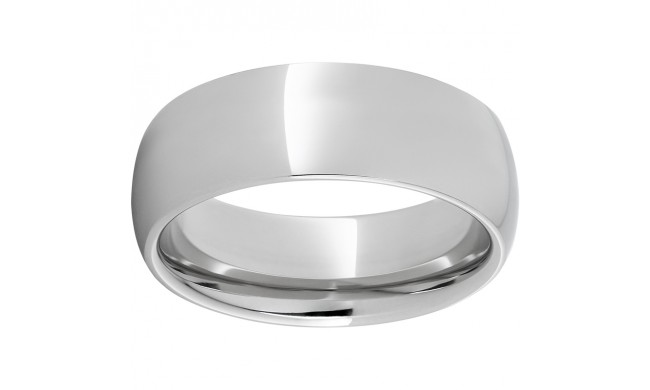 Serinium Domed Band with Polish Finish