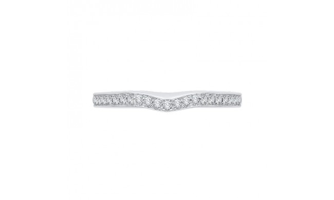 Shah Luxury 14K White Gold Half-Eternity Diamond Wedding Band