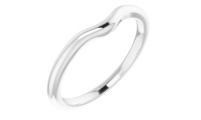 14K White Matching Band