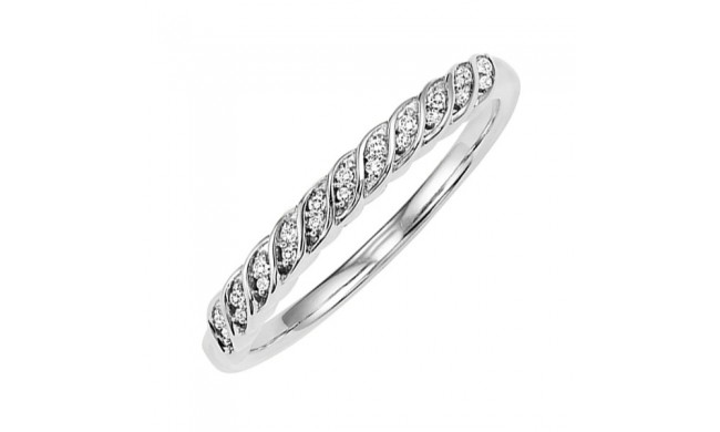 Gems One 14Kt White Gold Diamond (1/20 Ctw) Ring