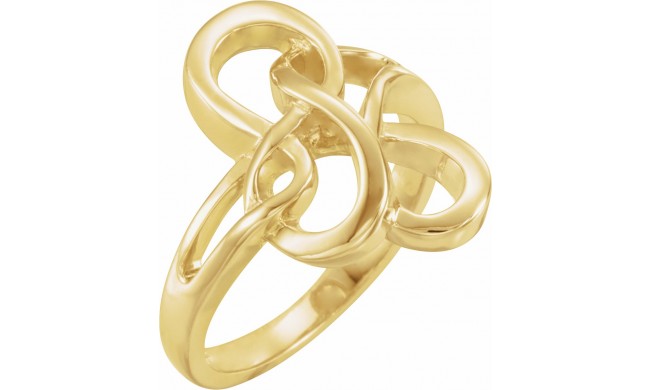 14K Yellow Freeform Ring