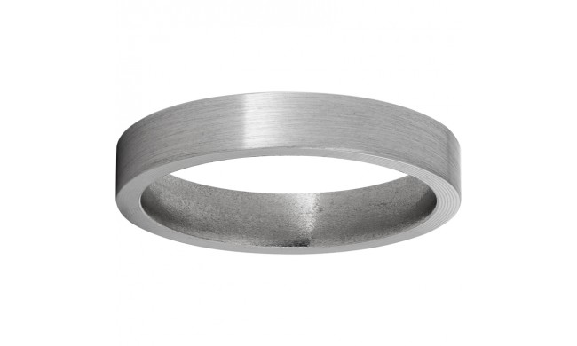 Titanium Flat Band with Satin Finish