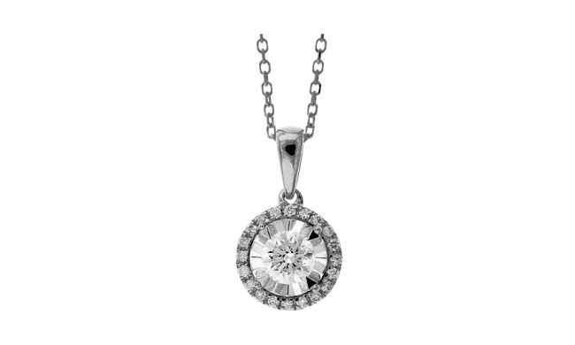 Gems One 14Kt White Gold Diamond (1/3Ctw) Pendant