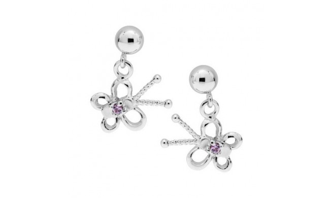Sterling Silver Sapphire Butterfly earrings