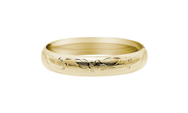 14K Yellow Gold Bangle Bracelet