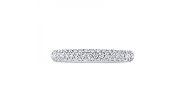 Shah Luxury 14K White Gold Diamond Wedding Band