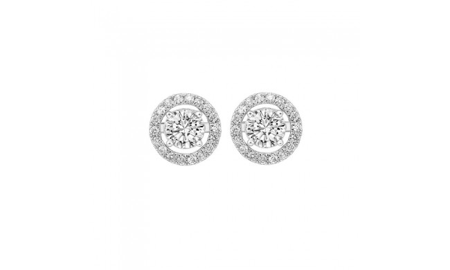 Gems One 14Kt White Gold Diamond (1/4Ctw) Earring