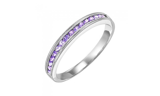 Gems One 10Kt White Gold Syn Alexandrite (1/4 Ctw) Ring