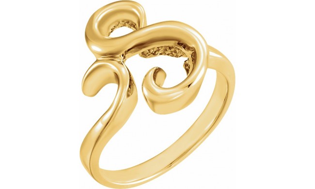 14K Yellow Freeform Ring