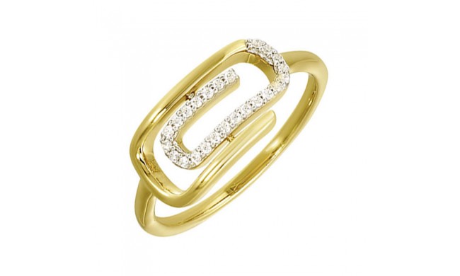 Gems One 10Kt Yellow Gold Diamond (1/10 Ctw) Ring