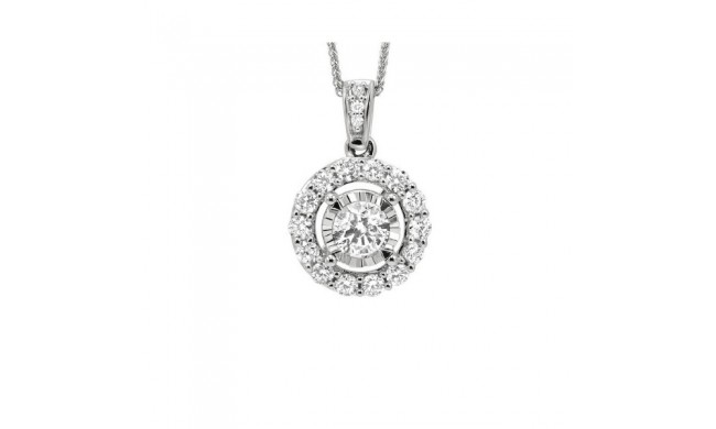 Gems One 14Kt White Gold Diamond (1/4Ctw) Pendant