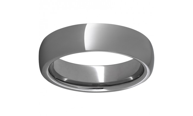 Rugged Tungsten  6mm Domed Polished Band