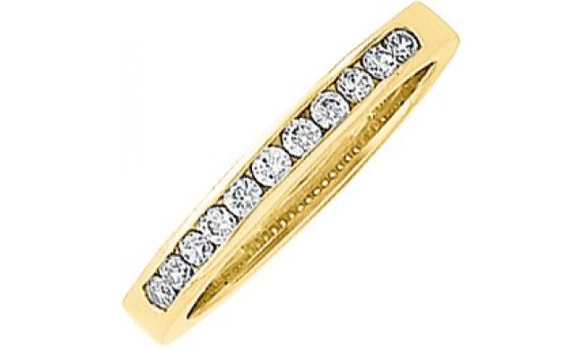 14K Yellow 1/5 CTW Diamond Anniversary Band