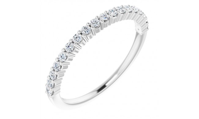 14K White 1/4 CTW Diamond Anniversary Band