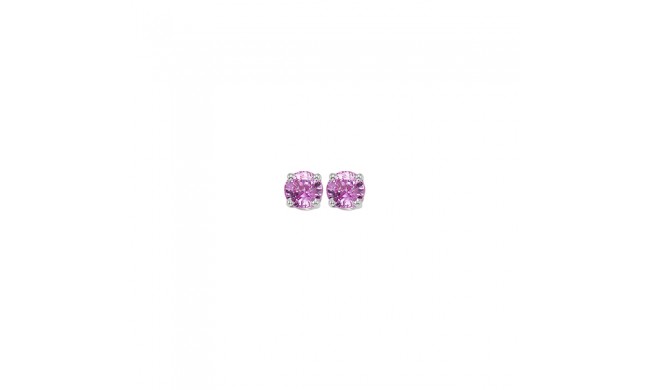 Gems One 14Kt White Gold Pink Sapphire (1/4 Ctw) Earring