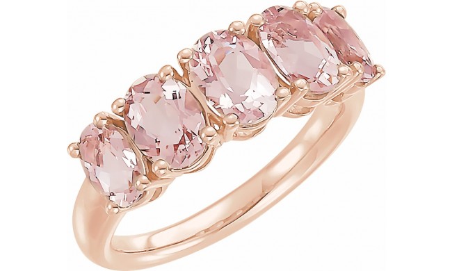 14K Rose Morganite Ring