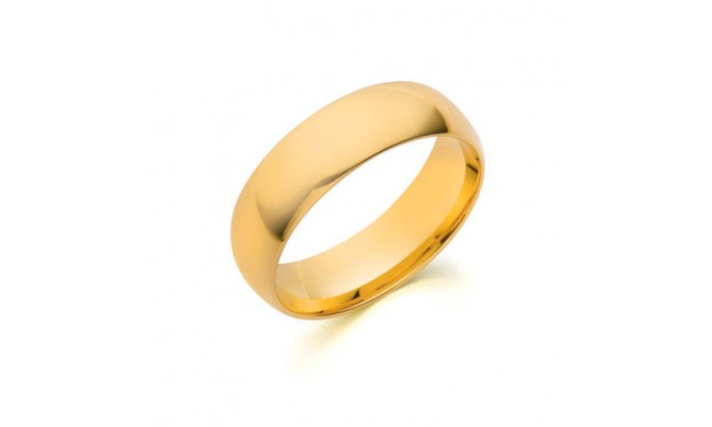 Camelot 10k Yellow Gold Standard - Light CF Wedding Band