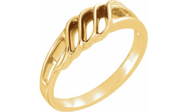 14K Yellow Freeform Remount Ring