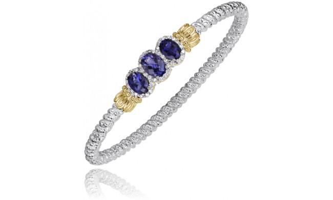 Vahan 14k Gold & Sterling Silver London Blue Topaz Bracelet