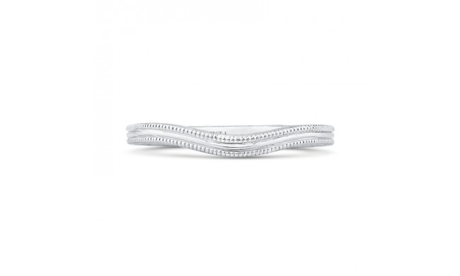 Shah Luxury Wedding Band In 14K White Gold