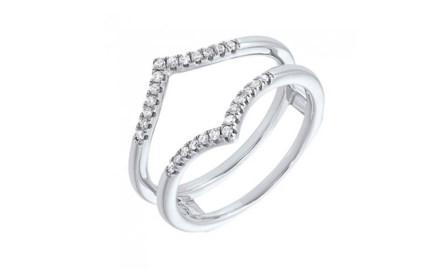 Gems One 14Kt White Gold Diamond (1/6Ctw) Ring