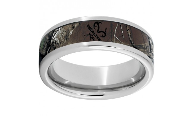 Serinium Pipe Cut Band with Realtree Xtra Inlay