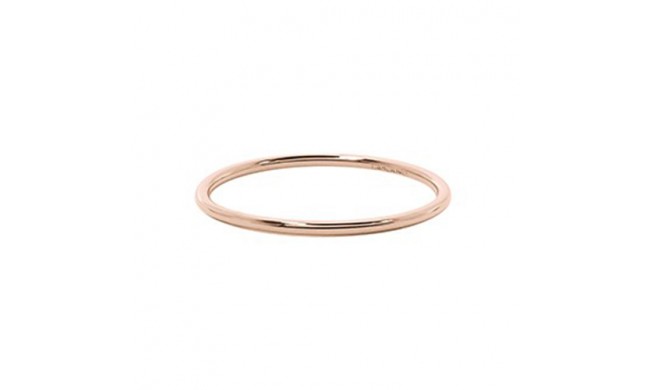 Carla 14k Rose Gold Plain Ring