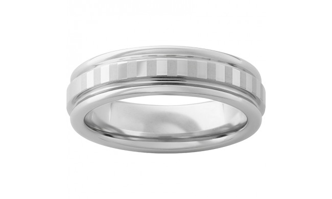 Serinium Rounded Edge Band with Laser Engraved Stripes