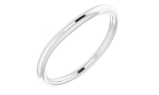 14K White Band