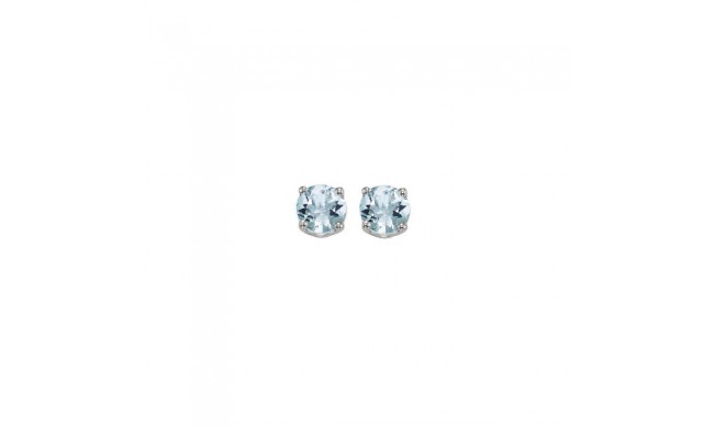 Gems One 14Kt White Gold Aquamarine (1/2 Ctw) Earring