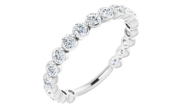 Platinum 1 1/6 CTW Diamond Anniversary Band