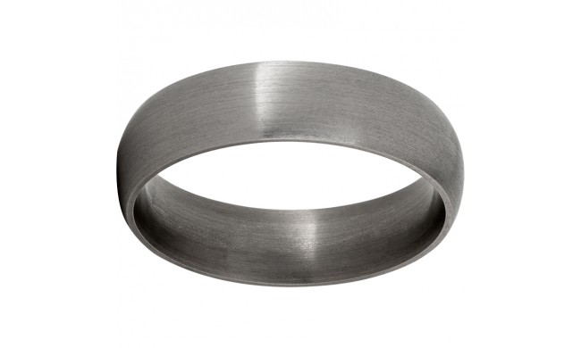 Titanium Domed Band with Satin Finish