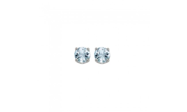 Gems One 14Kt White Gold Aquamarine (7/8 Ctw) Earring