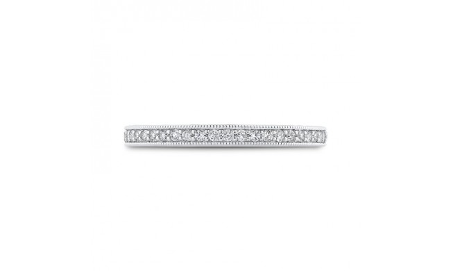 Shah Luxury 14K White Gold Diamond Wedding Band