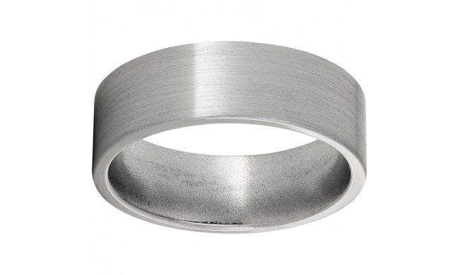 Titanium Flat Band with Satin Finish